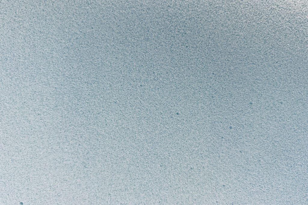 Marcapiuma Polar, primo piano della superficie in Polar Foam