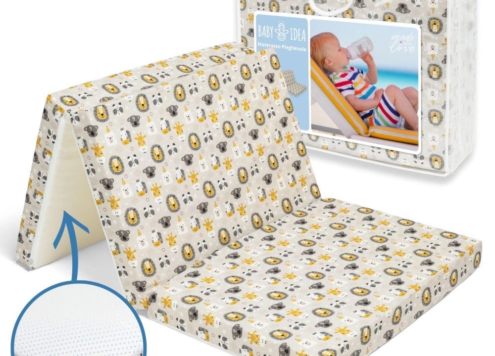 Baby Idea Materasso per lettino da campeggio Tappeto Gioco 6 cm