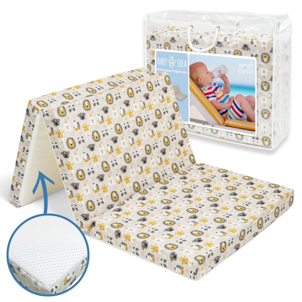 Baby Idea Materasso per lettino da campeggio Tappeto Gioco 6 cm
