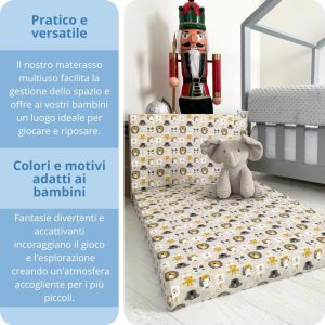 Baby Idea Materasso per lettino da campeggio Tappeto Gioco 6 cm