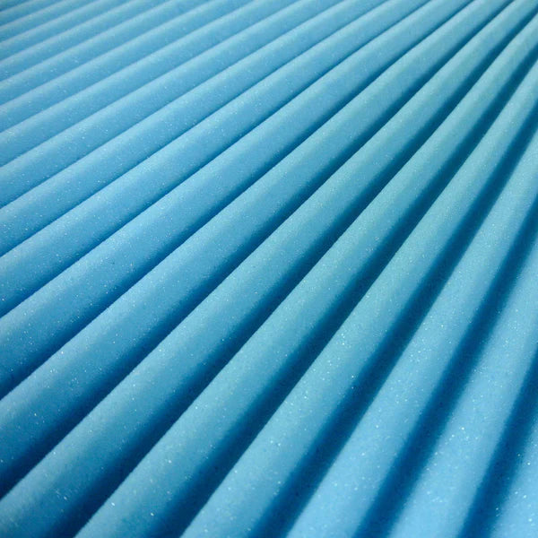 Baldiflex Topper Wave, dettaglio del profilo ondulato della schiuma