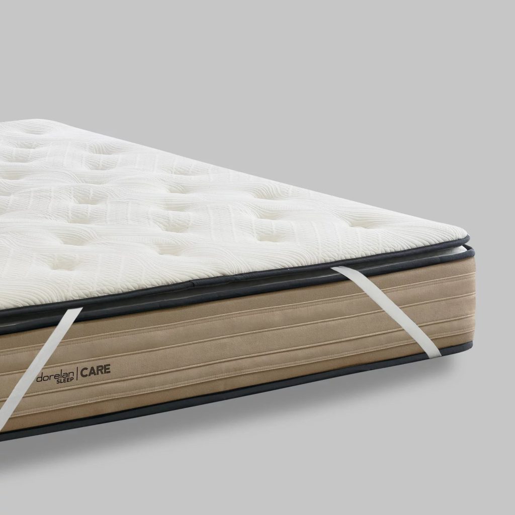 Dorelan Topper Care Sea, angolo con elastico e bordo trapuntato