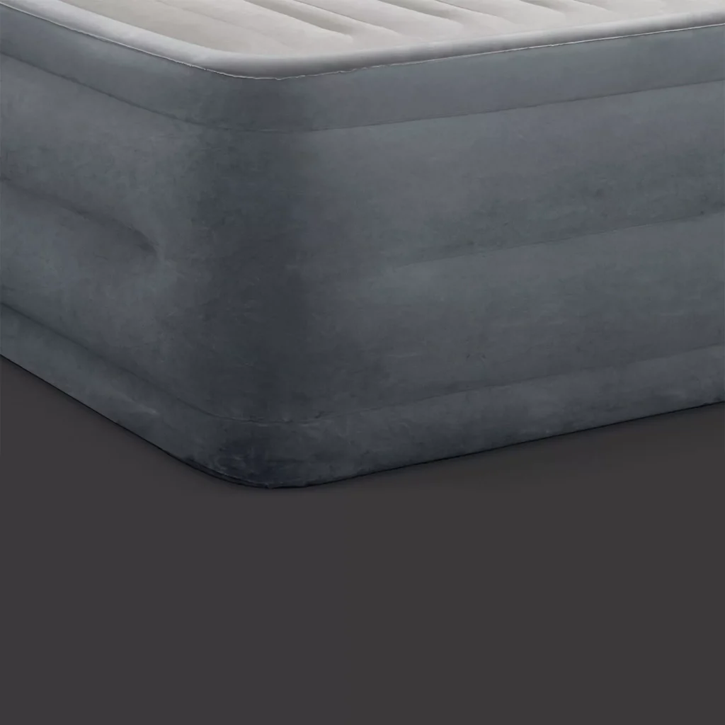 Intex Dura-Beam Comfort-Plush High-Rise, dettaglio del bordo floccato