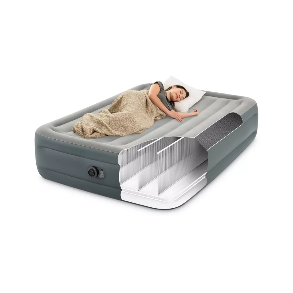 Intex Dura-Beam Essential Rest Raised, sezione con le camere interne Fiber-Tech