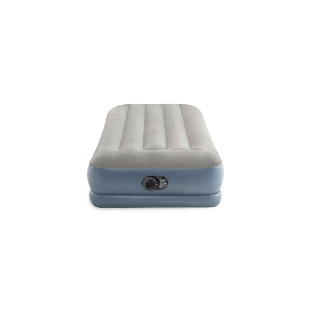 Intex Dura-Beam Pillow Rest Mid-Rise Singolo visto dalla testata con la pompa