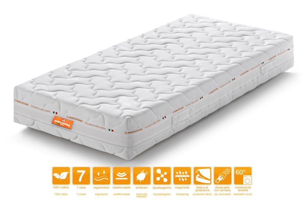 Marcapiuma Sevenlife 20 con rivestimento Silver e icone delle caratteristiche