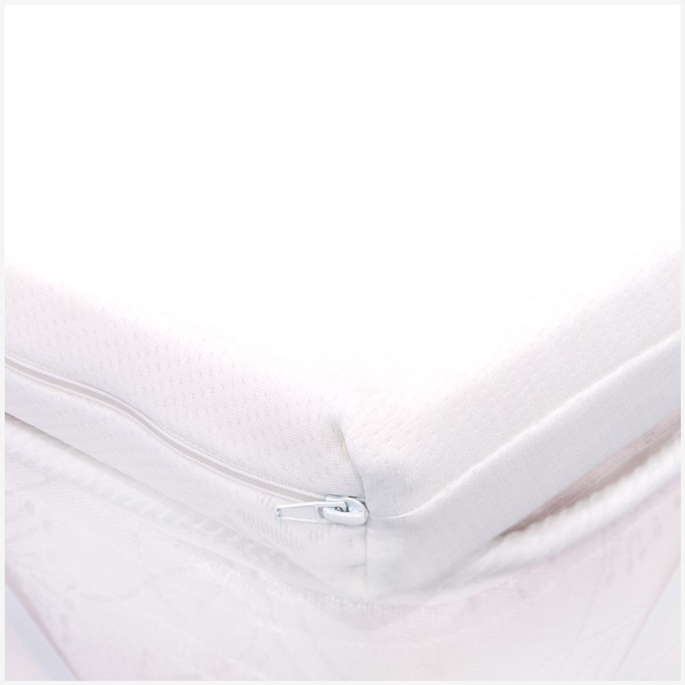 MiaSuite Waterfoam Aloe Vera H5, zip della fodera in primo piano