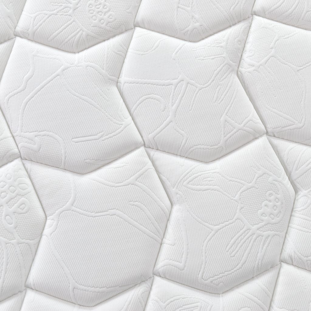 Altro dettaglio del rivestimento del materasso Permaflex Silver