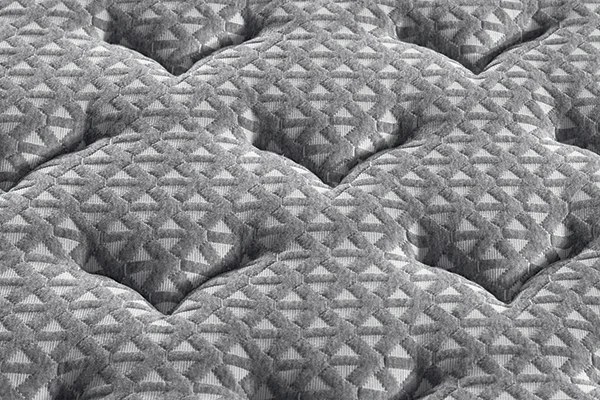 Simmons Plenitude Dynamic, dettaglio del tessuto di rivestimento