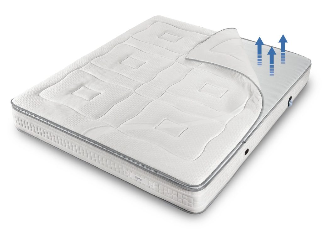Simmons Trycel 422 Healthy con lo strato superiore sollevato