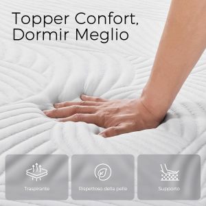 Sweetnight Topper Memory Foam in Gel 5 cm
